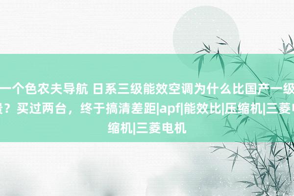 一个色农夫导航 日系三级能效空调为什么比国产一级还贵？买过两台，终于搞清差距|apf|能效比|压缩机|三菱电机